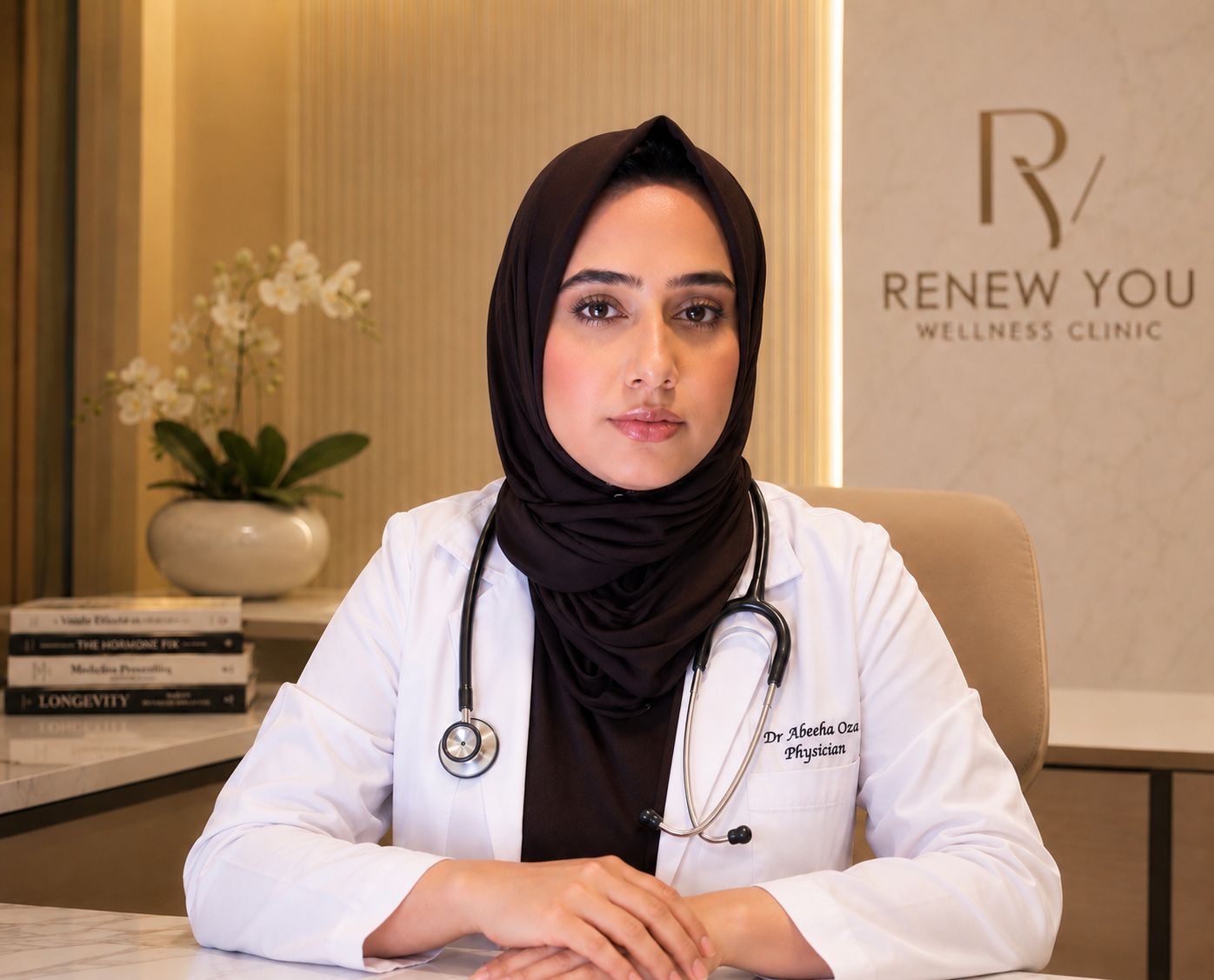 Dr Abeeha Oza, Physician and Founder of Renew You Clinic